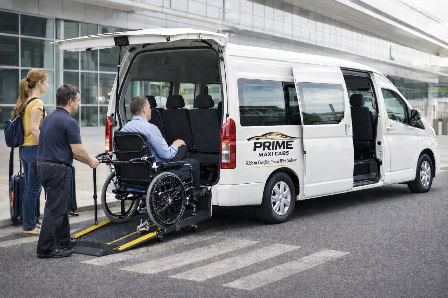 Wheelchair accessible Prime Maxi Cab